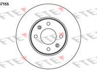 Disc frana KIA RIO II limuzina (JB), KIA RIO II (JB), HYUNDAI AVEGA III (MC) - FTE BS7155