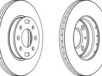 Disc frana KIA RIO II limuzina (JB), KIA RIO II (JB), HYUNDAI AVEGA III (MC) - FERODO DDF1603