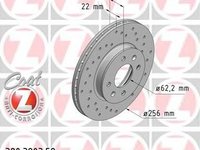 Disc frana KIA RIO II limuzina (JB), KIA RIO II (JB), HYUNDAI AVEGA III (MC) - ZIMMERMANN 320.3803.52