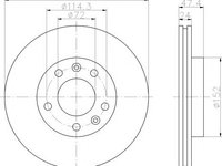 Disc frana KIA SEDONA I (UP) - MINTEX MDC1414