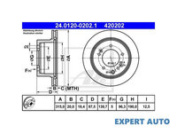 Disc frana Kia SORENTO I (JC) 2002-2016 #2 0986479232