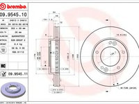 Disc frana KIA SORENTO I (JC) (2002 - 2020) BREMBO 09.9545.11