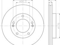 Disc frana KIA SORENTO I (JC) - MINTEX MDC1797