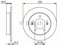 Disc frana KIA SPORTAGE (SL) - OEM - BOSCH: 0986479059|0 986 479 059 - Cod intern: W02652358 - LIVRARE DIN STOC in 24 ore!!!