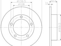 Disc frana LADA NIVA (2121) - OEM - MAXGEAR: 19-2211 - W02746783 - LIVRARE DIN STOC in 24 ore!!!