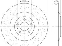 Disc frana LAMBORGHINI GALLARDO SPYDER, AUDI A5 (8T3), AUDI R8 - TEXTAR 92207110