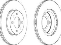 Disc frana LANCIA A 112, LANCIA DEDRA (835), LANCIA DELTA Mk II (836) - FERODO DDF521