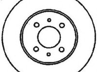 Disc frana LANCIA DEDRA (835), LANCIA DELTA Mk II (836), ALFA ROMEO 145 (930) - JURID 561469J