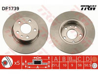 Disc frana Lancia DELTA (831AB0) 1979-1994 #3 0000060743390