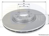 Disc frana LANCIA DELTA II 836 COMLINE ADC1810V