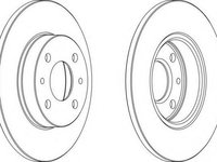 Disc frana LANCIA DELTA Mk II (836), ALFA ROMEO 145 (930), ALFA ROMEO 155 (167) - FERODO DDF140-1