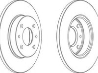 Disc frana LANCIA DELTA Mk II (836), ALFA ROMEO 145 (930), ALFA ROMEO 155 (167) - WAGNER WGR0140-1