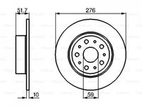 Disc frana Lancia KAPPA (838A) 1994-2001 #2 08676810