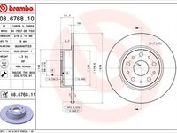 Disc frana LANCIA KAPPA 838A BREMBO 08676811