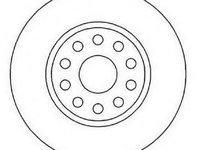 Disc frana LANCIA KAPPA (838A), LANCIA KAPPA SW (838B), LANCIA KAPPA cupe (838) - JURID 561987JC