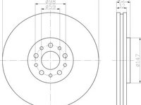 Disc frana LANCIA PHEDRA (179) (2002 - 2010) TEXTAR 92118100 piesa NOUA