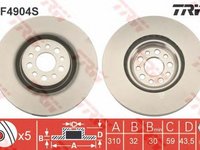 Disc frana LANCIA PHEDRA 179 TRW DF4904S