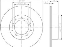 Disc frana LANCIA YPSILON (843) - OEM - MAXGEAR: 19-1178 - W02338999 - LIVRARE DIN STOC in 24 ore!!!