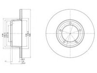 Disc frana LAND ROVER DEFENDER Cabrio (LD) (1990 - 2016) DELPHI BG2297