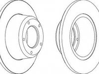 Disc frana LAND ROVER DEFENDER Cabrio LD FERODO DDF246