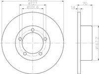 Disc frana LAND ROVER DEFENDER Cabrio LD TEXTAR 92040600