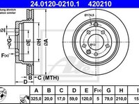 Disc frana LAND ROVER DISCOVERY III LA TAA ATE 24012002101