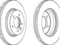 Disc frana LAND ROVER DISCOVERY III LA TAA FERODO DDF1430