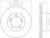 Disc frana LAND ROVER DISCOVERY   (LJ, LG) - OEM - MEYLE ORIGINAL GERMANY: 45-155210004/PD|45-15 521 0004/PD - W02102873 - LIVRARE DIN STOC in 24 ore!!!