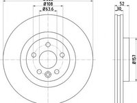 Disc frana LAND ROVER DISCOVERY SPORT (LC) (2014 - 2016) Textar 92278603