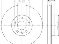 Disc frana LAND ROVER DISCOVERY SPORT LC HELLA 8DD355113821