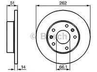 Disc frana LAND ROVER DISCOVERY SPORT (LC) - OEM - BOSCH: 0986478991|0 986 478 991 - Cod intern: W02652152 - LIVRARE DIN STOC in 24 ore!!!