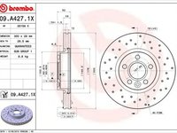 Disc frana LAND ROVER FREELANDER 2 LF FA BREMBO 09A4271X