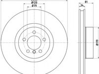 Disc frana LAND ROVER RANGE ROVER III (LM) (2002 - 2012) TEXTAR 92233905 piesa NOUA