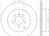 Disc frana LAND ROVER RANGE ROVER SPORT (LS) (2005 - 2013) TEXTAR 92147703 piesa NOUA