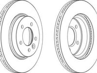 Disc frana LAND ROVER RANGE ROVER SPORT LS FERODO DDF1430