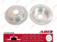 Disc frana LEXUS ES (MCV_, VZV_) (1996 - 2008) ABE C42025ABE piesa NOUA