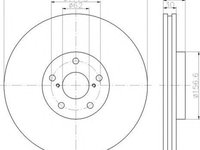 Disc frana LEXUS GS GRS19 UZS19 URS19 GWS19 HELLA 8DD355112871