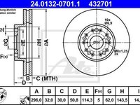 Disc frana LEXUS GS UZS161 JZS160 UZS160 ATE 24013207011