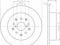 Disc frana LEXUS GS UZS161 JZS160 UZS160 TEXTAR 92170803