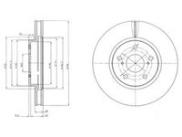 Disc frana LEXUS IS II GSE2 ALE2 USE2 DELPHI BG4139C