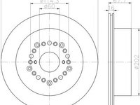 Disc frana LEXUS LS limuzina (UCF10) - HELLA PAGID 8DD 355 115-681