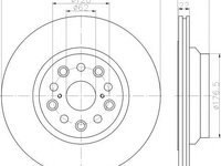 Disc frana LEXUS LS limuzina (UVF4_, USF4_) - MINTEX MDC2271L