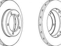 Disc frana LEXUS LX UZJ100 FERODO DDF1211