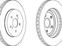 Disc frana LEXUS RX GGL1 GYL1 AGL1 FERODO DDF1544