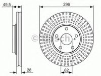 Disc frana LEXUS RX MCU15 BOSCH 0986479664