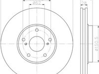 Disc frana LEXUS RX (MCU15) - HELLA PAGID 8DD 355 115-981