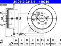 Disc frana LEXUS RX MHU3 GSU3 MCU3 ATE 24011003161