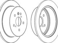 Disc frana LEXUS RX MHU3 GSU3 MCU3 FERODO DDF1545