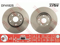 Disc frana Lexus SC (UZZ40_) 2001-2010 #2 09793110