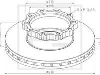 Disc frana MAN LION´S STAR PETERS 036.104-00